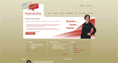 Desktop Screenshot of amandabox.net