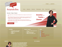 Tablet Screenshot of amandabox.net